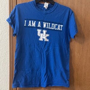 University of Kentucky Blue 'I Am A Wildcat' Short Sleeve Tee